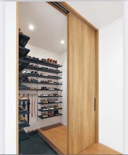 Panasonic シューズクローク 扉 白 土間収納