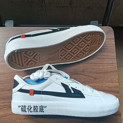 新品 22.5cm レディース スニーカー ホワイト 厚底 シューズ【2000-454-S】の画像