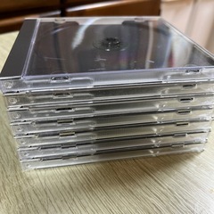 CDケーストレイ入 7個 ジュエルケース。カラー：クリアと黒。の画像