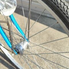オートライト付  新品鍵付　27インチ自転車の画像