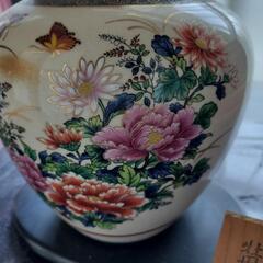 九谷焼　清峰作　花瓶の画像