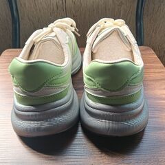 新品 24.5cm レディース スニーカー ホワイト 厚底 シューズ【2000-460-S】の画像