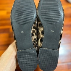 豹柄パンプスサイズ23.5cmの画像