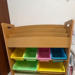 絵本棚、おもちゃ収納棚