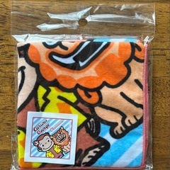 【新品未使用】おさるのジョージ 沖縄限定 シーサー ハンドタオル ミニタオルの画像