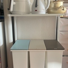 ゴミ箱上キッチンラック