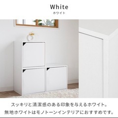 扉付き キューブボックスの画像