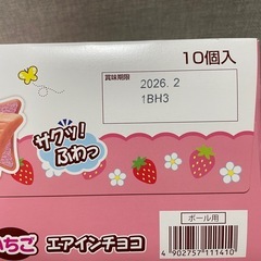 ぷくぷくたい　いちご　10個入の画像