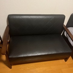 ソファ　2人掛け　レザーソファ