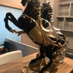 オブジェ　店舗　風水　馬置物