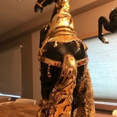オブジェ　店舗　風水　馬置物の画像