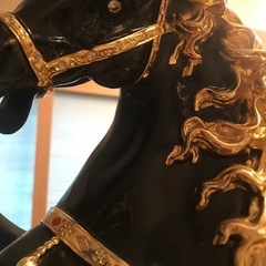 オブジェ　店舗　風水　馬置物の画像