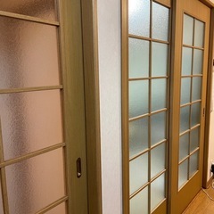 すりガラス入り建具(計4枚)の画像