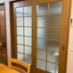 すりガラス入り建具(計4枚)の画像