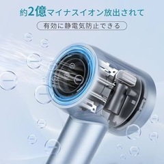 新品　大風量でサッと乾く🌬️ドライヤー　　コンパクトサイズの画像