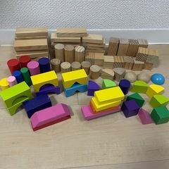 単品売り可！　積み木　木製レール　キラキラ　ゲームの画像