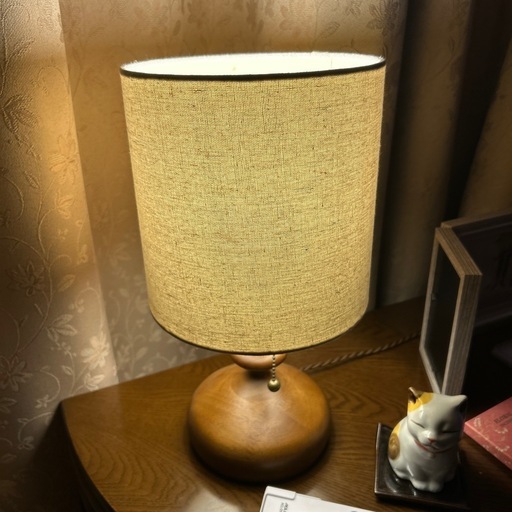 木製⭐︎暗照明ランプ