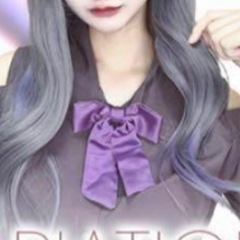 ウィッグ ロング ファッションウィッグ かつら ツートン パープ...