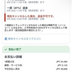 ホテルザノット東京新宿2名（6/29〜7/1）の画像