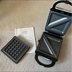【美品】Toffy ホットサンド ワッフルメーカー K-HS2-PAの画像