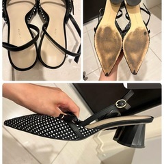 charles&keithコーンヒール スリングバックパンプス （Multi）の画像