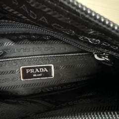 PRADA ショルダーバッグ ナイロン レザー ショルダーバッグの画像