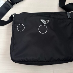 PRADA ショルダーバッグ ナイロン レザー ショルダーバッグの画像