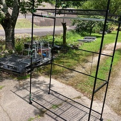 スチールラック　洋服掛け