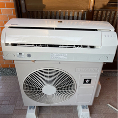 取付コミ！　エアコン　シャープ　プラズマクラスター内蔵 6-9畳...