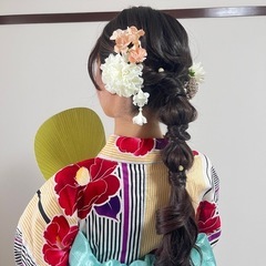 浴衣着付　　ヘアセット込みの画像