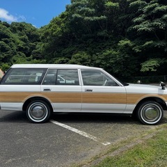 トヨタ　クラウンバン　5速　ウッドデカールの画像