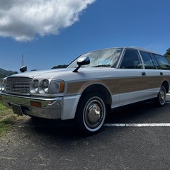 トヨタ　クラウンバン　5速　ウッドデカールの画像