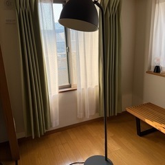 【美品中古】 IKEA フロアランプ HEKTAR(ヘクタル) IKEA HEKTAR ヘクタル フロアランプ グレー（掲載期間4/13まで