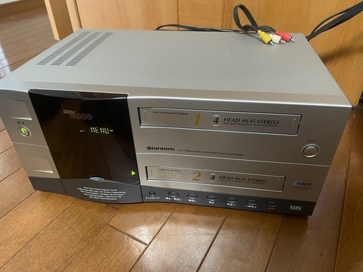 シントムDDV8000 Hi-Fi ダブルVHSビデオデッキ (レトロ好きな