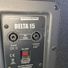 直接引き取り限定 Wharfedale Pro ワーフェデール DELTA 15 スピーカー ペアの画像