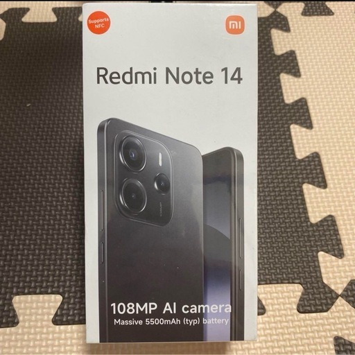 Redmi Note 14 108MPカメラ 5500mAhバッテリー