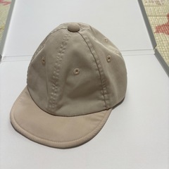 キッズ　キャップ(アイボリー) の画像