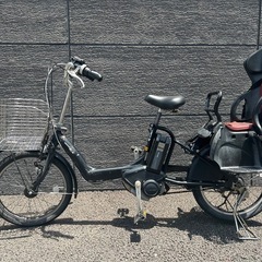 子供乗せ適用電動アシスト自転車 前24後20 TDH-408L-BE (代引