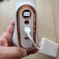 美品　ネッククーラー首扇風機