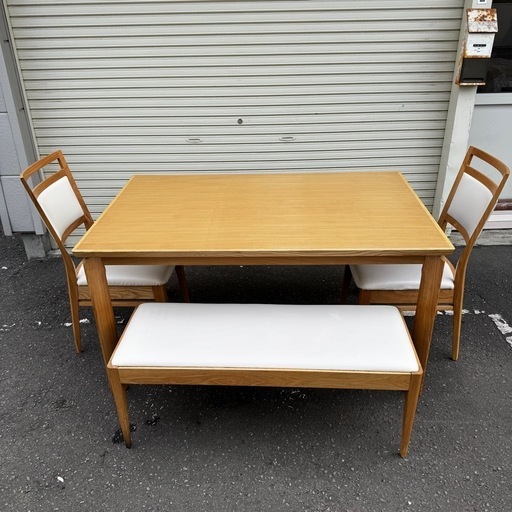 大塚家具ダイニングテーブルセットベンチシート✖️1ダイニング