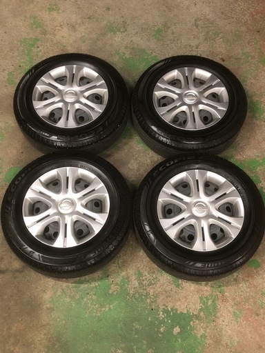 ブリヂストン21年製 エコピア 185 70 R14 ＆日産純正 14インチ