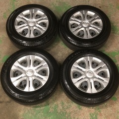 ブリヂストン21年製 エコピア 185 70 R14 ＆日産純正...