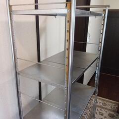 ディノス幅伸縮ステンレス棚ダスト上ラックの画像