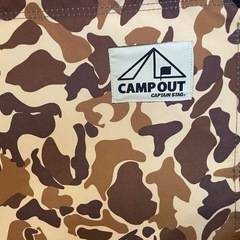 アウトドア キャンプ🏕️ チェアー　2人掛け　キャプテンスタッグ　CAPTAIN STAG カモフラ　の画像
