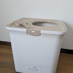 アイリスオーヤマ ラクリーン システムトイレ 猫用トイレ　中古