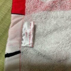 ミニーマウス フード付きタオルの画像