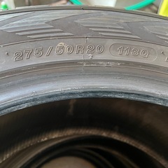 275/50R20   7〜8分山前後　4本 2019年製 ★☆ ヨコハマ ice GUARD G075 アイスガード 中古品！の画像
