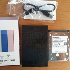 外付けHDD　1TB　（ケース新品）⑦の画像