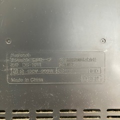 【電気ストーブ】DS-1011 2002年製　Nationalの画像