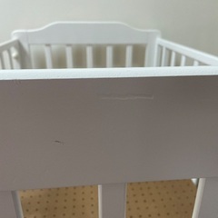 カトージ　ミニベビーベッド　ホワイトの画像